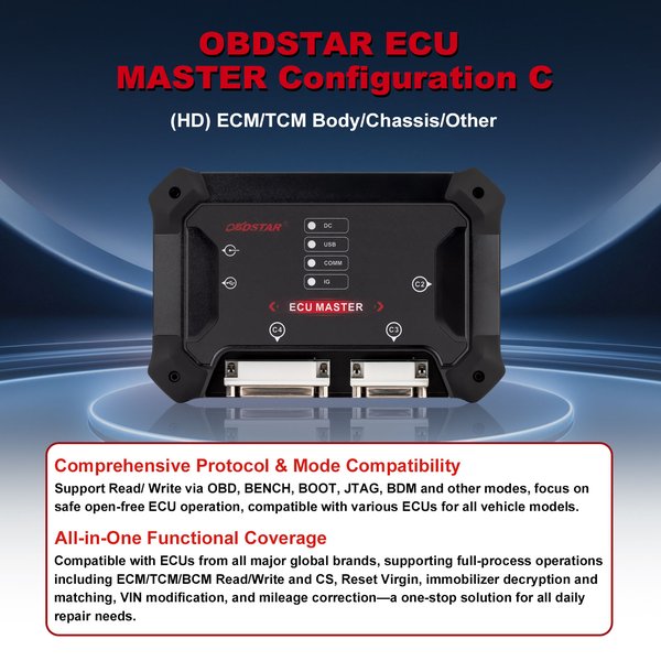 OBDSTAR ECU MASTER C Version for HD Truck & Tractor ECM/ TCM/ BCM Clone