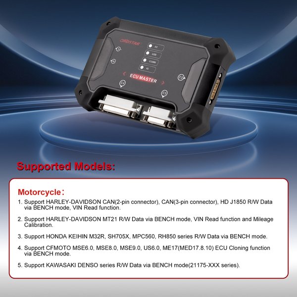 OBDSTAR ECU MASTER B Version for Motorcycle ECM/ TCM/ BCM Clone