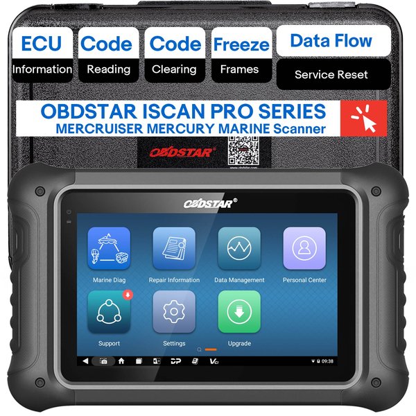 OBDSTAR iScan PRO MERCRUISER MERCURY Marine Diagnostic Tool Support All Models in G3 for CUMMINS MERCRUISER Diesel & MERCRUISER and MERCURY Diesel