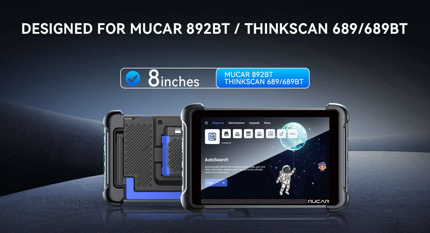 MUCAR 892BT scanner front and back, the device this screen protector fits
