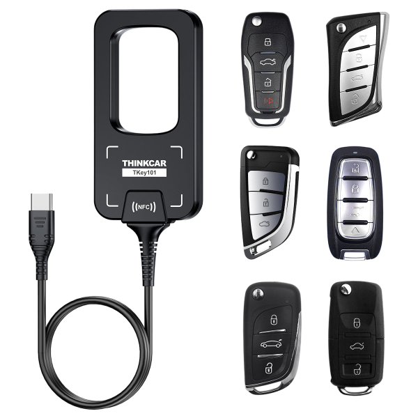 THINKCAR TKEY101 - Universal Car Key Programmer with 6 Remote Keys