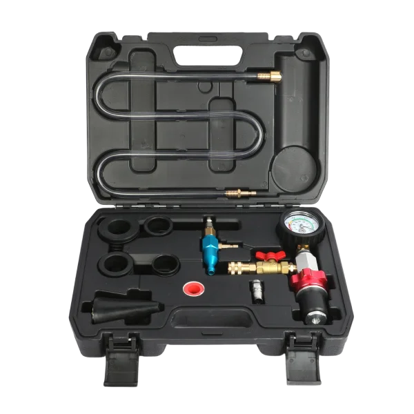 Coolant Vacuum Refill Kit Time-saving Vacuum Coolant Refill Kit Well-sealed Cooling System Vacuum Purge & Refill Kit with Pressure Gauge