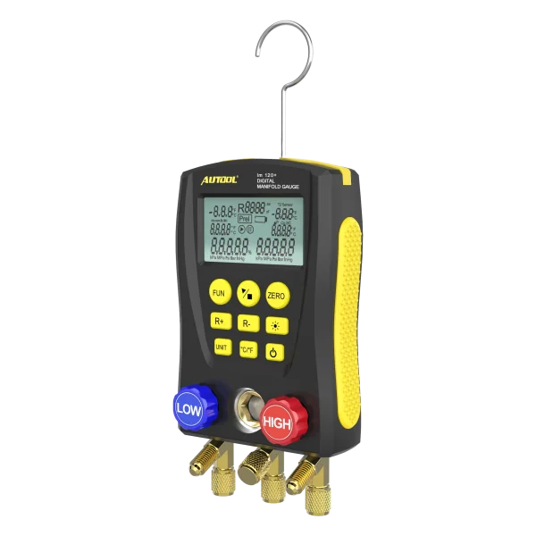 AUTOOL LM120+ Refrigerant Gauges Digital Hvac Gauges