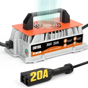CMTOOL 36V Golf Cart Smart Battery Charger for EZGO TXT with Powerwise D Plug
