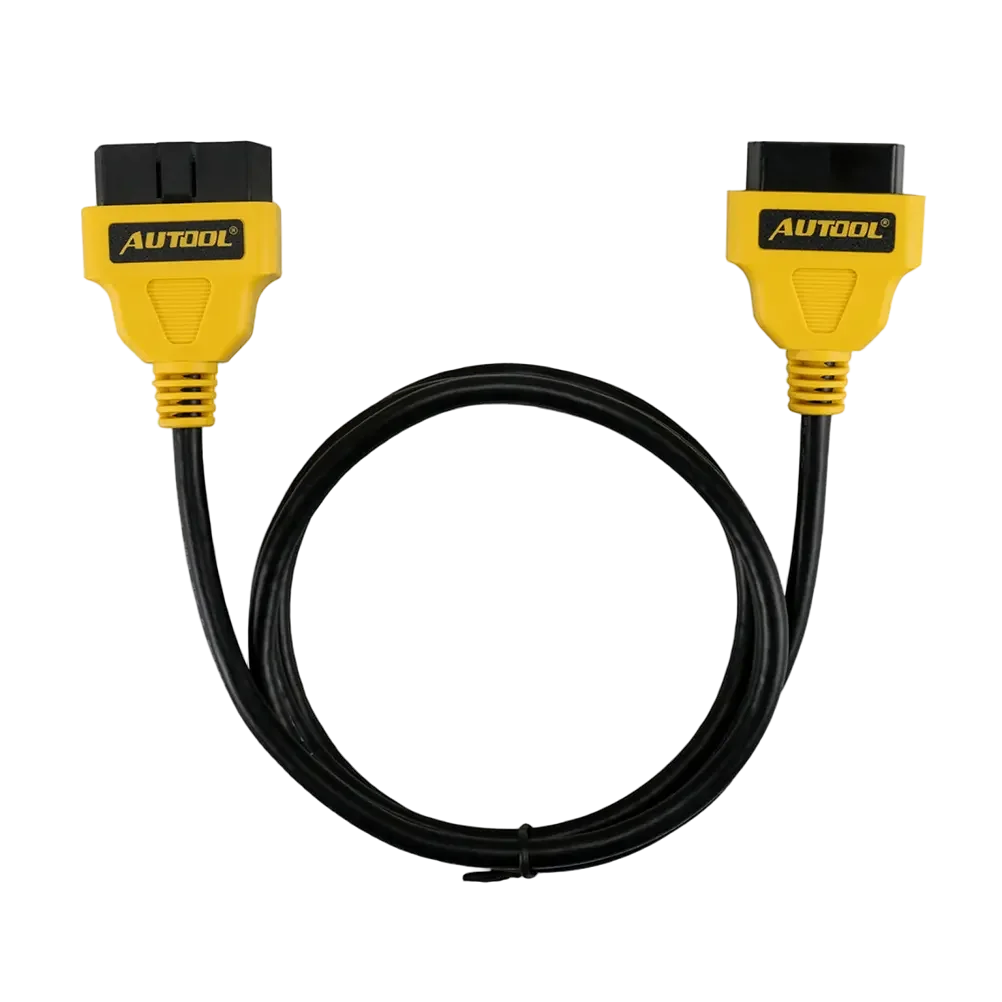 AUTOOL 150cm Two-Pack OBD2 Extension Cable