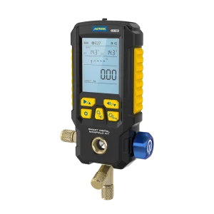 AUTOOL LM130 Digital Manifold Gauge Kit with Refrigerant Sight Glass