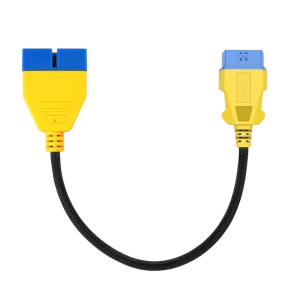AUTOOL GM 12-Pin to 16-Pin 41cm Braided OBD2 Adapter Cable