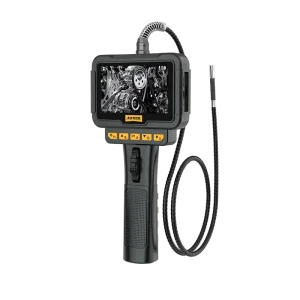 AUTOOL SVB208 6.25 mm Two-Way Articulating Borescope with 4.3-Inch IPS Screen