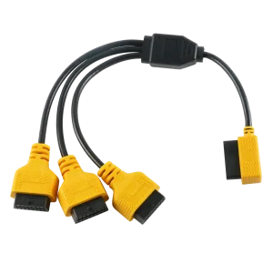 AUTOOL 50cm 16-Pin 1-to-3 OBD2 Splitter Cable