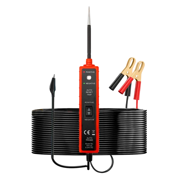 CMTOOL Power Circuit Probe Tester 6V-24V DC Test Light, Automotive Circuit Tester Car Short Finder, Component Activation, Polarity Identify, Overload Protection