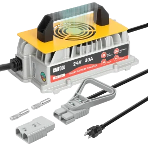 CMTOOL 24V 30A Lead-Acid Smart Battery Charger for Forklifts and Pallet Jacks