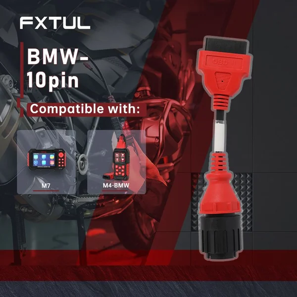 FXTUL BMW- 10pin M4-BMW/M7 Motorcycle Diagnostic Tool