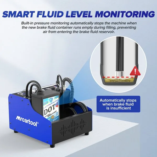 MRCARTOOL F106 ADJUSTABLE PRESSURE BRAKE FLUID BLEEDER MACHINE