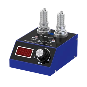 MRCARTOOL H90 Dual-Hole Spark Plug Tester with 500-9000 RPM Digital Adjustment