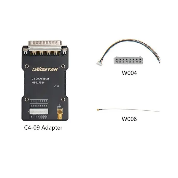 [US/ EU Ship] OBDSTAR C4-09 (MB91F526) Adapter Kit for X300 Classic G3/ Keymaster G3/ DC706