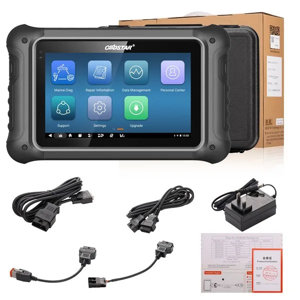 OBDSTAR ISCAN PRO INDMAR Marine Diagnostic Tool Support 2.4L, 3.0L, 4.3L, 5.0L, 5.7L, 5.7L HO, 5.7L HO SS, 6.0L, 6.0L SS, 6.2L, STEYR 256