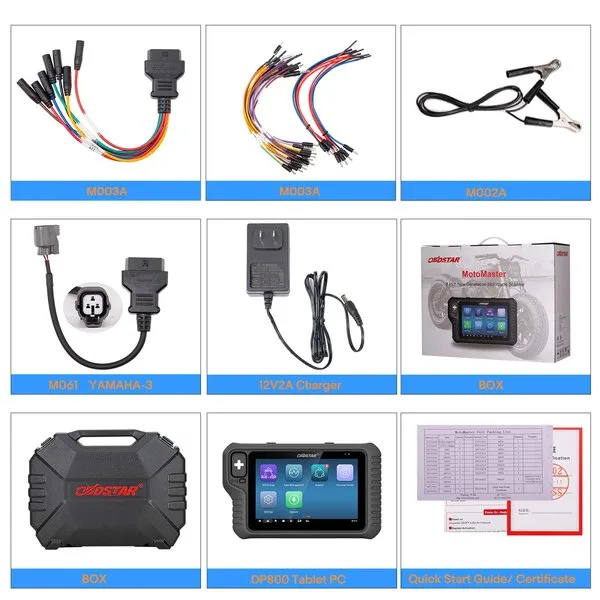 2 Years Free Update [US/ EU Ship] OBDSTAR MOTOMASTER Full Version Scanner Support MOTO/ E-MOTO/ Marine Diag + IMMO + Cluster Recalibration + ECU Flasher + Make Key