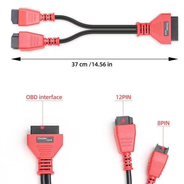[US No Tax] OEM FCA 12+8 Universal Adapter for X300 DP/ X300 DP Plus/ X300 PRO4/ Odo Master/ X200 PRO2