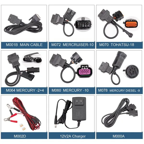 OBDSTAR iScan PRO MERCRUISER MERCURY Marine Diagnostic Tool Support All Models in G3 for CUMMINS MERCRUISER Diesel & MERCRUISER and MERCURY Diesel