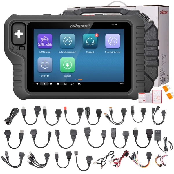 2 Years Free Update [US/ EU Ship] OBDSTAR MOTOMASTER Full Version Scanner Support MOTO/ E-MOTO/ Marine Diag + IMMO + Cluster Recalibration + ECU Flasher + Make Key
