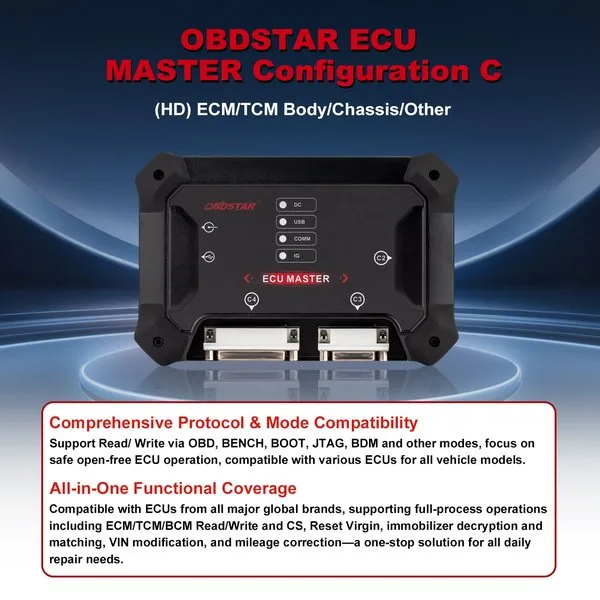 OBDSTAR ECU MASTER C Version for HD Truck & Tractor ECM/ TCM/ BCM Clone