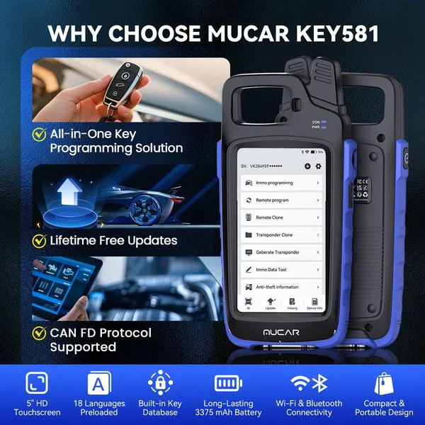 MUCAR KEY581 Key Programmer